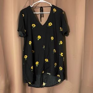 Motel - Sunflower Baby Doll Dress